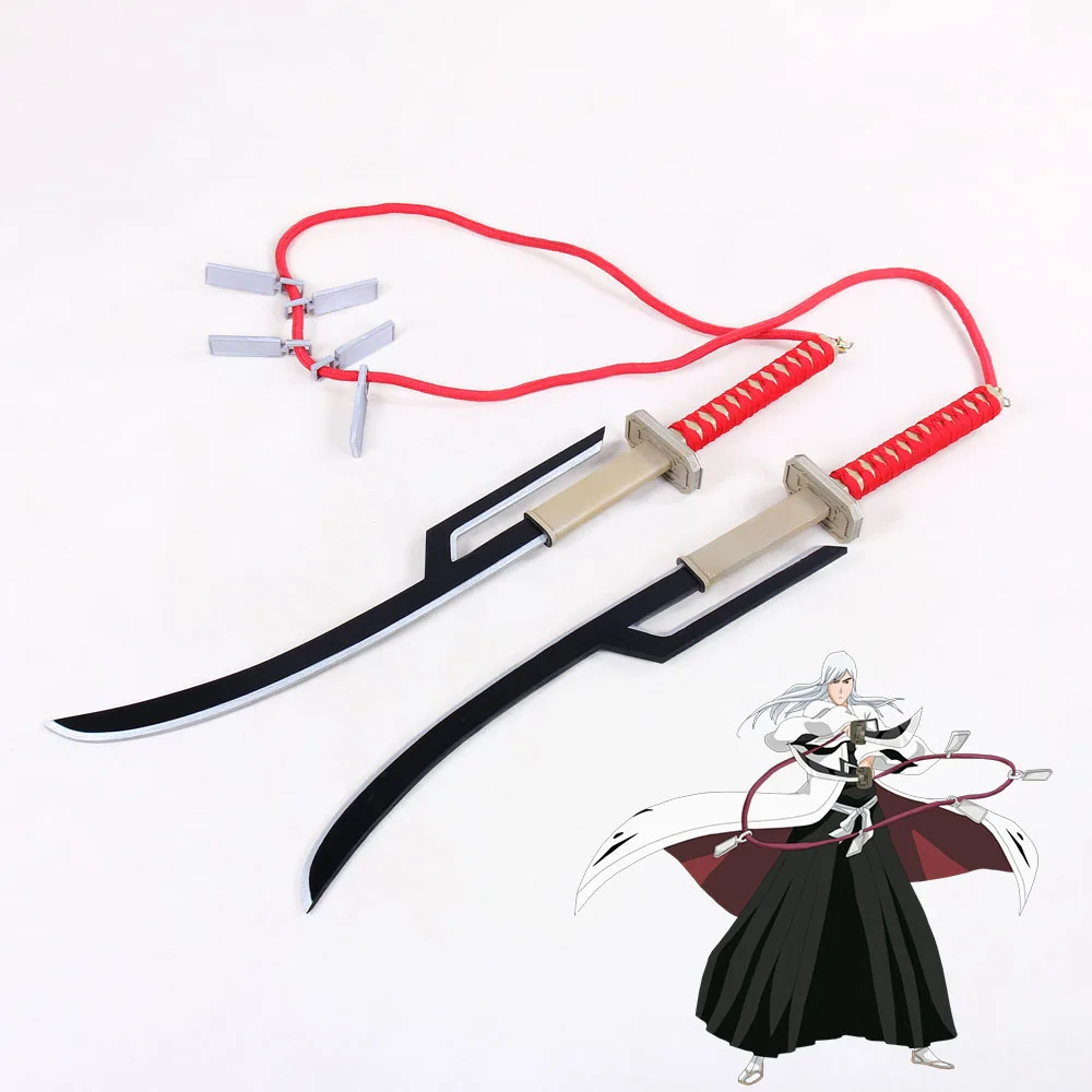 Bleach Jushiro Ukitake Juushirou Blades Sword Cosplay Prop 2PCS