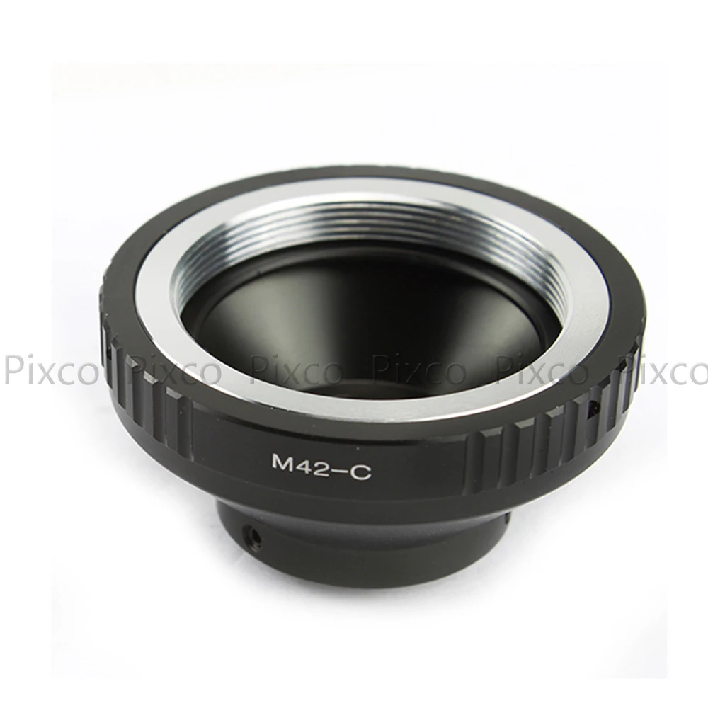 M42-C, Pixco Adattatori per Obiettivi Fotografici Vestito Per M42 Lens C Mount Della Fotocamera