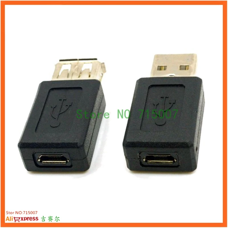 USB 2.0 AF إلى 5 دبوس USB أنثى محول محول USB المصغّر USB أنثى إلى المصغّر USB ذكر موصل محول محول