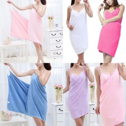 Soft Big Bath Towel Quick-Dry Bathing Shower Soft Towels Bathing Bathrobe Dacron Microfiber  Fast Dry Spa Wrap Dress