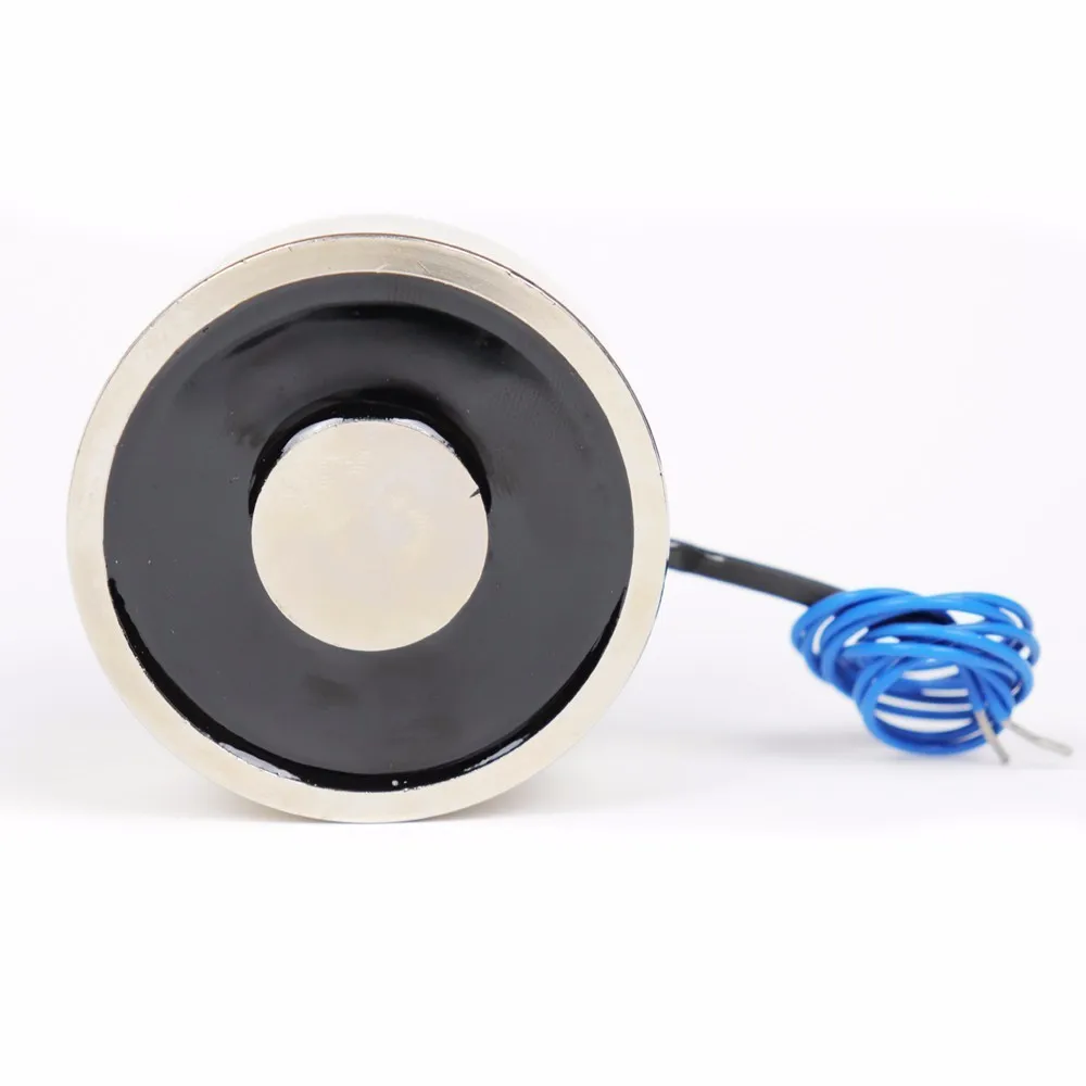 65*30mm Large Suction 80kg Dc 5v/12v/24v Big Solenoid Electromagnet Electric Lifting Electro Strong Magnet