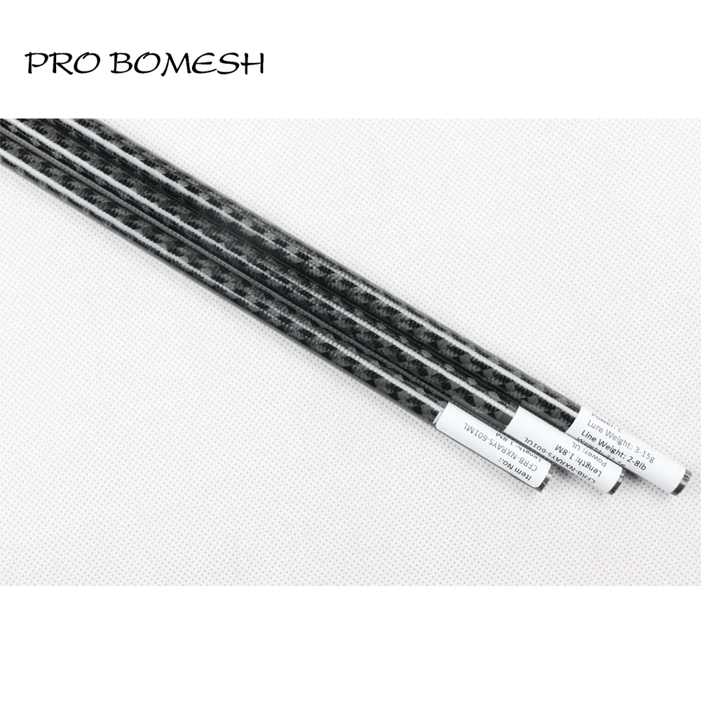 

Pro Bomesh 2 Blanks 1.82M 1 Section UL L ML Xrays Carbon Fiber Bass Rod Lure Rod Blank Fishing Rod Blank DIY Rod Building Blank