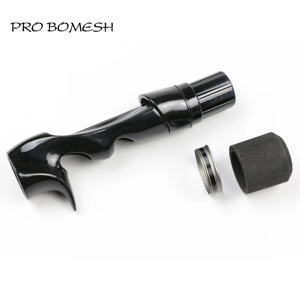 Pro Bomesh 1 Set 3A Grade Cork or EVA Locking Nut Casting Reel Seat DIY Fishing Rod Building Component Repair Accessory