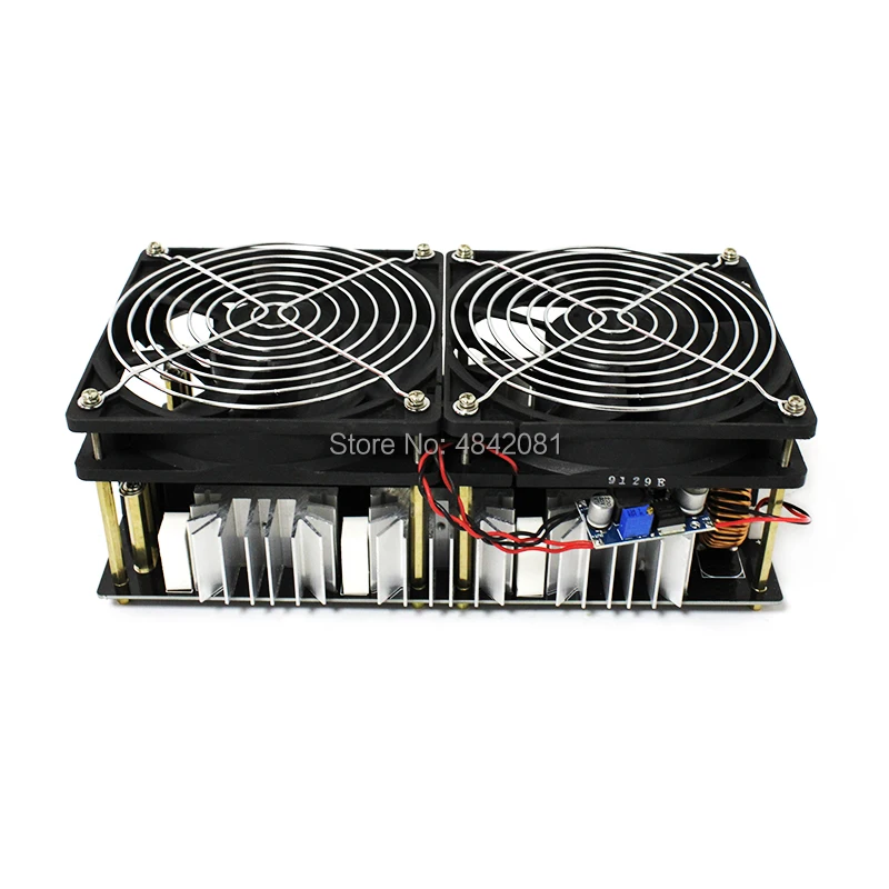 2500W ZVS riscaldatore a induzione riscaldamento a induzione scheda PCB macchina di riscaldamento ad alta frequenza metallo fuso + bobina Mayitr + crogiolo + pompa
