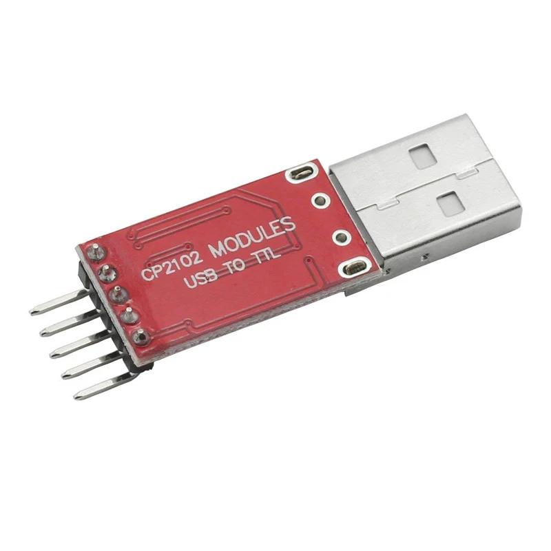 CP2102 Module USB naar TTL USB 2.0 Seriële Module UART STC Downloader met 5 Pin Dupont Kabel