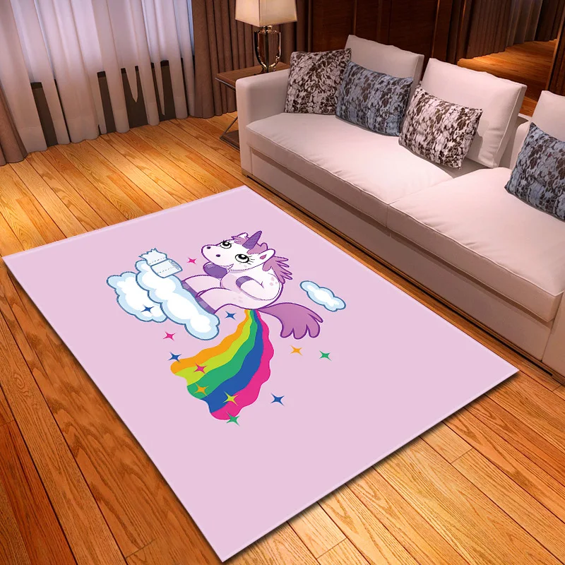 

Cartoon 3D Printed Carpet Hallway Doormat Kids Play Crawl Rugs Kitchen Bathroom Antiskid Mat Child Soft Carpets For Living Room