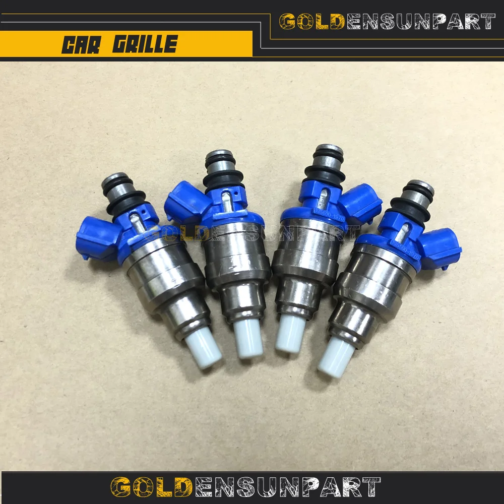 

Set Of 4 FUEL INJECTOR 195500-1970 F02Z9F593B MB6S713250 B6S713250 FOR Mazda MX3 MX5 MIATA 626 929 MX6 1.6L 2.2L