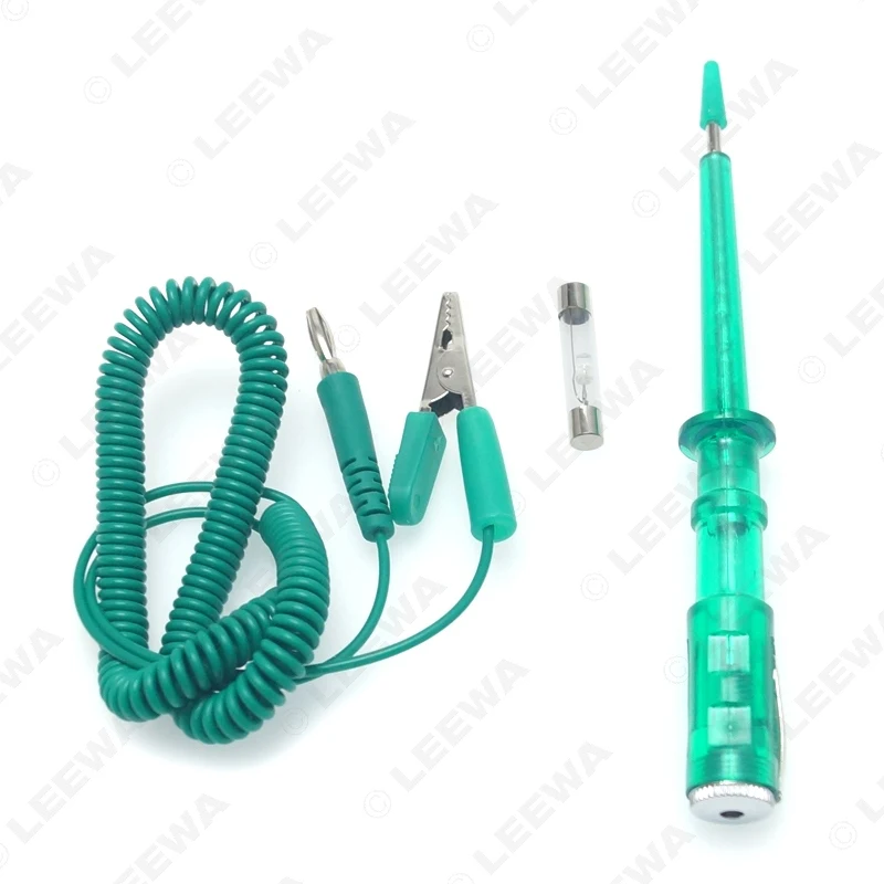 LEEWA 10set 6-24V Auto Electrical Tester Car Light Voltage Measuring Pen For Auto Vehicle Gauge Testing Tool #CA5989