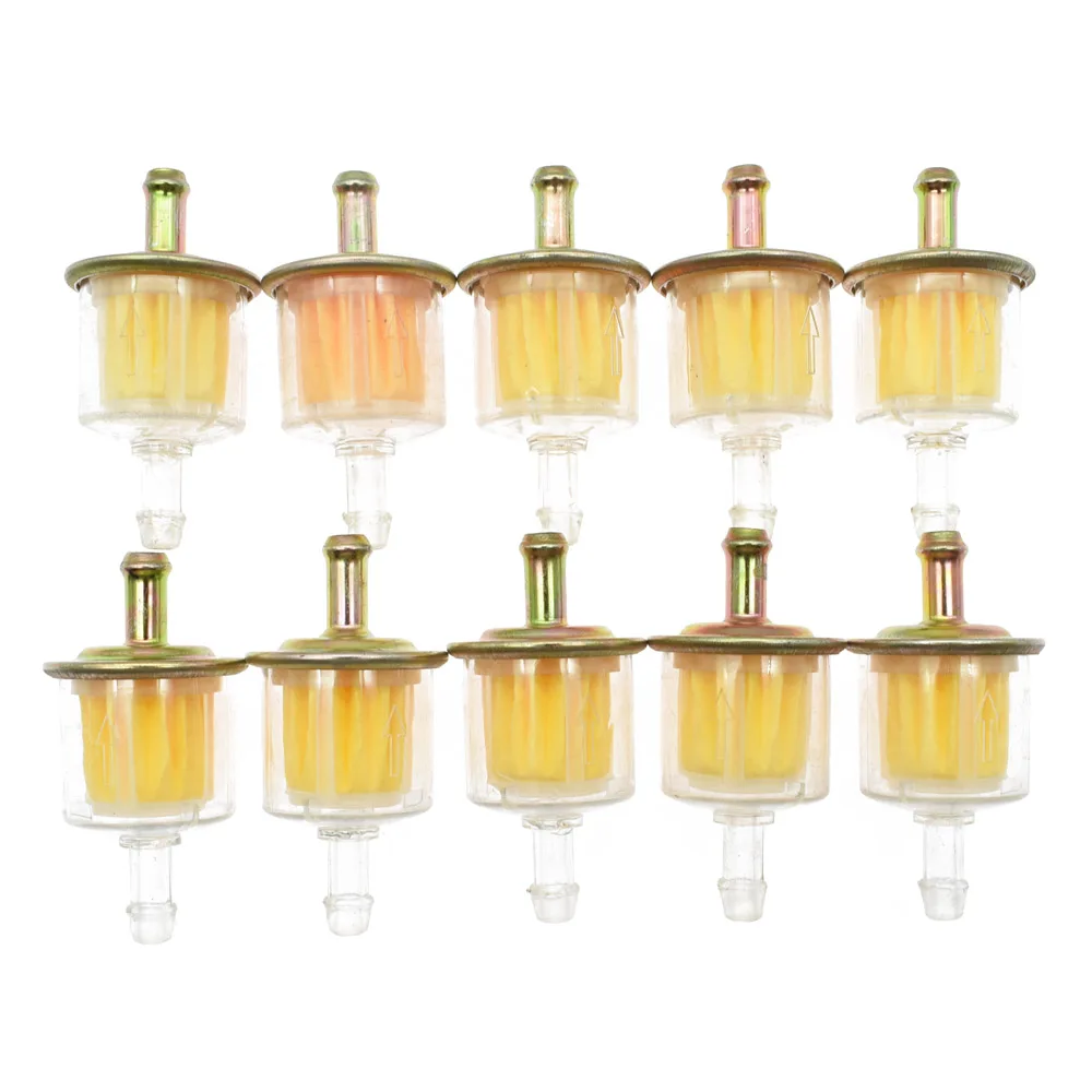 Universal moto filtro de combustível, gasolina, linha, 1/4 \'\', 6mm, 5 pcs, 10pcs