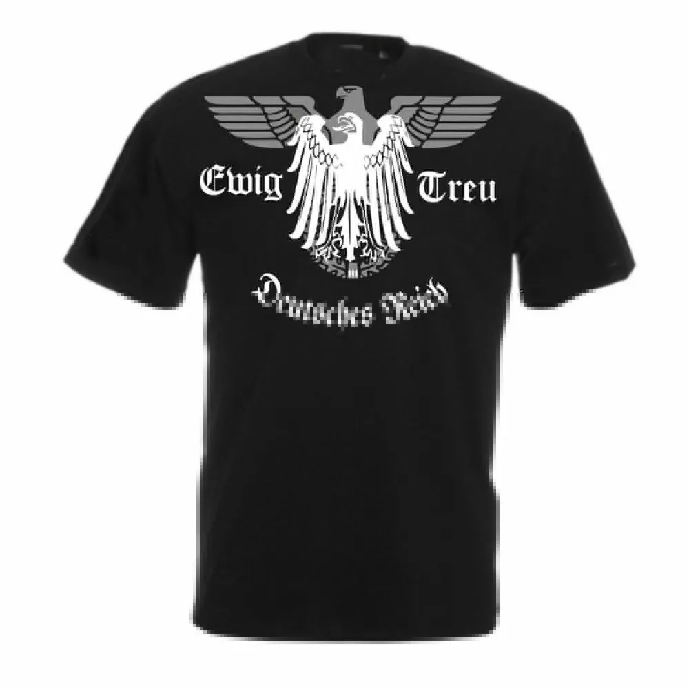 2019 Fashion 100% Cotton T Shirts For Men Germany Imperial Eagle Hooligans German Empire Oldschool custom Printed Tee Shirts