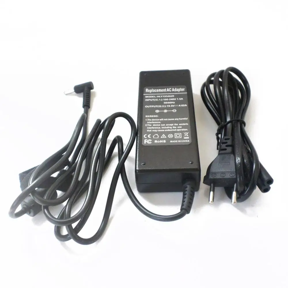 

19.5V 4.62A Laptop Power Supply Charger Ac Adapter for HP Pavilion M4/1010TX/1008TX/1009TX 14-e023tx 14-e024tx 15-e029tx 15-e000