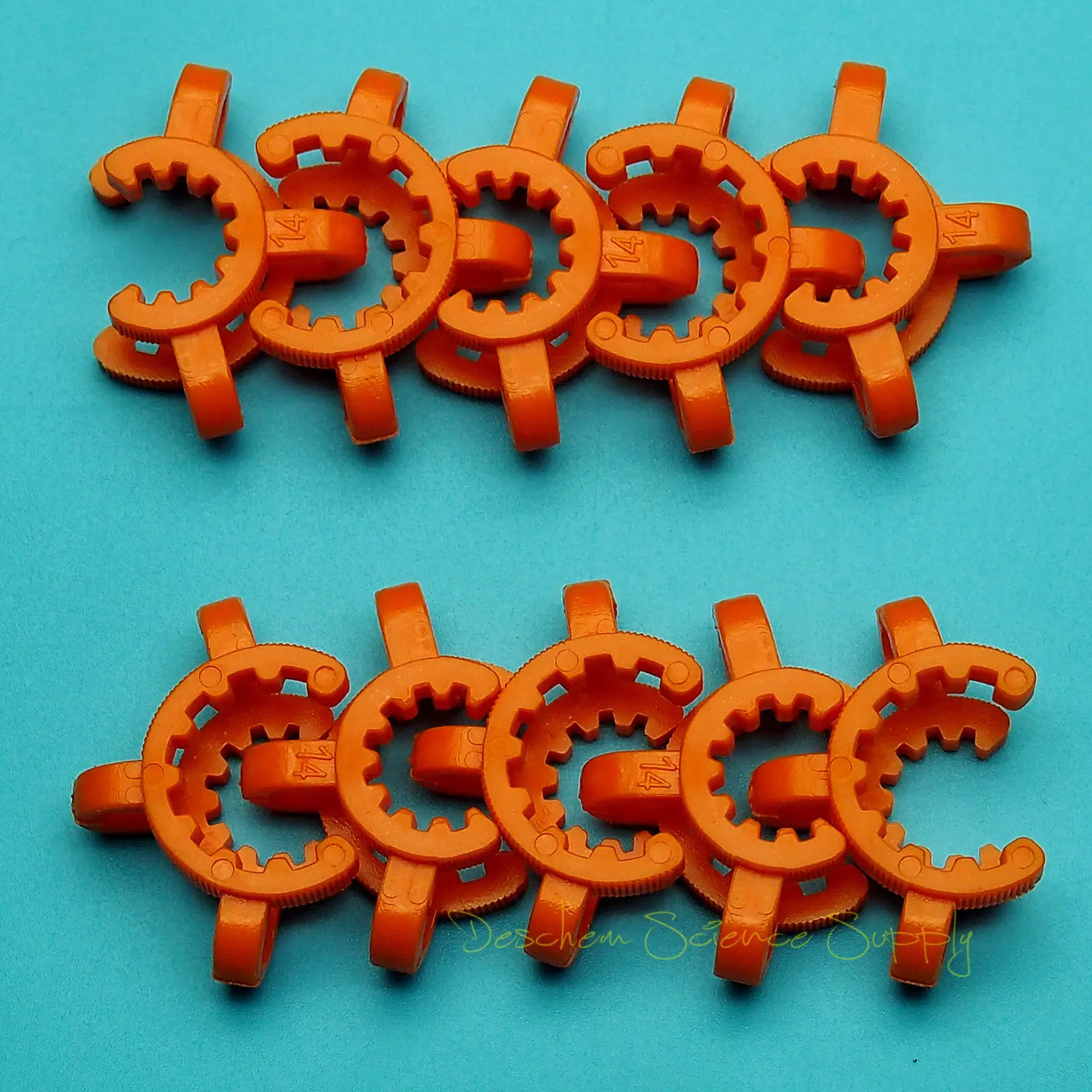 14# Lab Plastic Keck Clamp Clip for 14/23(14/20) Glass Joints 10PCS
