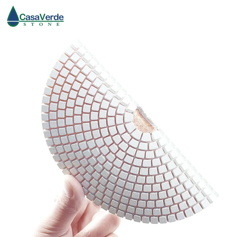 Tablete d150mm com 2.5mm 6 polegadas almofadas de polimento almofadas de polimento de diamante seco e molhado para pedra