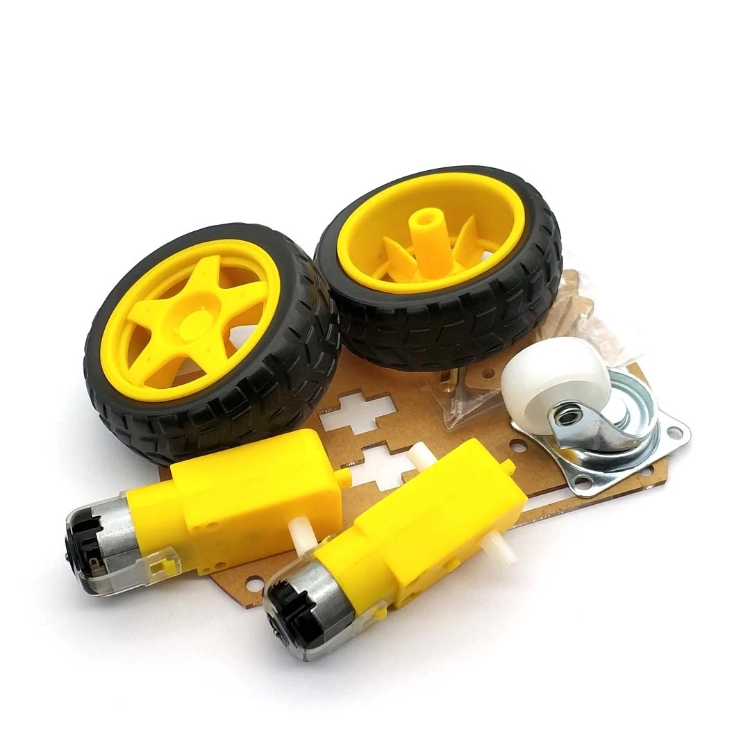 Smart Robot Car 2WD Motor Chassis /Tracing Remote Control Two-wheel Drive Three-wheel Universal Wheel Parts  For Arduino Diy Kit