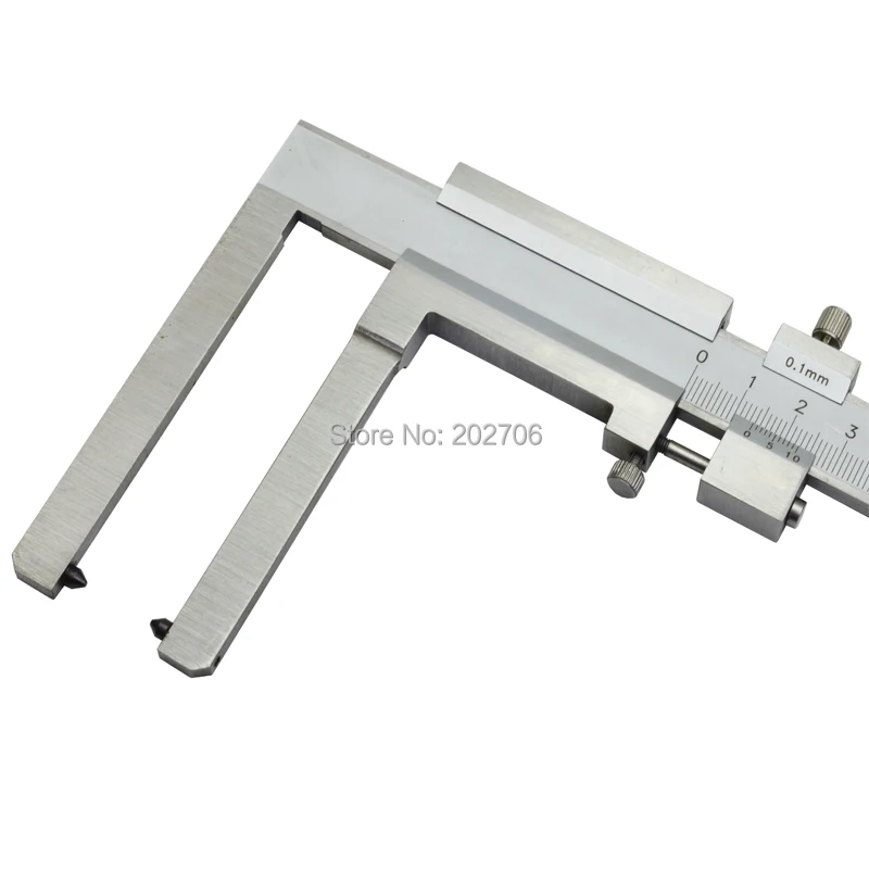 Stainless Steel Brake Vernier Caliper For Brake Discs Disks Measuring Tools disc brake Thickness Gauge Claw length 50mm/80mm