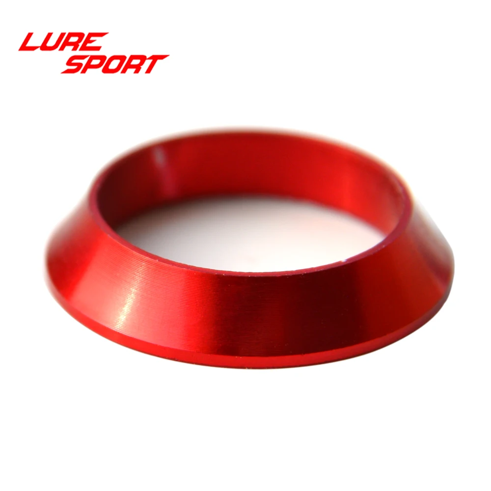 LURESPORT 6 قطعة حلقة من الألومنيوم الرياح تحقق الأزرق الذهب الأرجواني قضيب بناء مكون إصلاح الصيد رود Accessory بها بنفسك الإكسسوارات