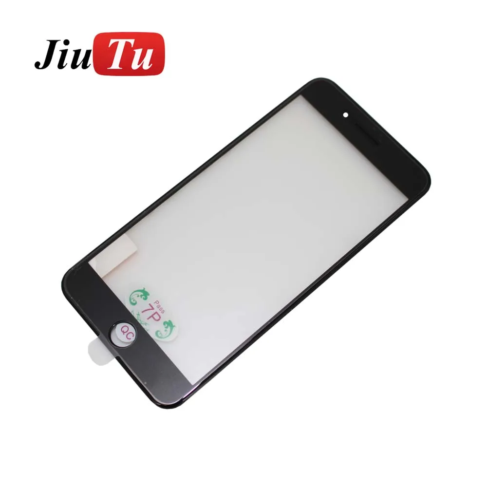 

Jiutu 3 in 1 Front Cold Press Outer Glass with Bezel Frame+OCA Film Cold Press For iPhone 6/6 Plus/6s/6s Plus/7/ 7 Plus/8/8 Plus