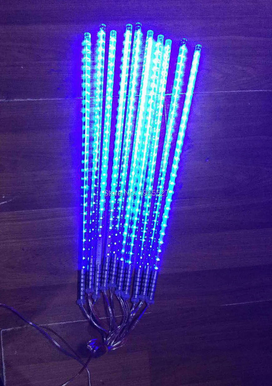 10 قطعة/المجموعة 12 فولت SMD 2835 LED أضواء النيزك 80 سنتيمتر 72 المصابيح 12 مللي متر أنبوب تزيين الحديقة في الهواء الطلق مصباح أحمر أخضر أزرق أصفر دافئ أبيض