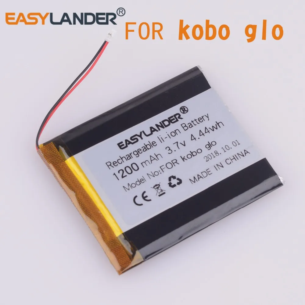 3.7V 1200mAh  Rechargeable Extended Replacement Batteries for E-book Reader  Kobo Glo Electric Book  N613 DR-KB2 GN345361