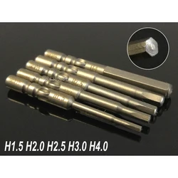 5Pcs Set 40MM Magnetic HEX Screwdriver Drill Bits Dia 4mm Round Shank Electric Screw Driver S2 Power Hand Tools For 800, 3C