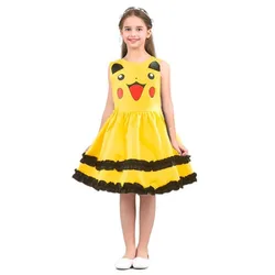 Girls Princess Cosplay Costume Cute Ball Gown Kids Lovely Dress Halloween Masquerade Costumes Birthday Party Princess Vestidos