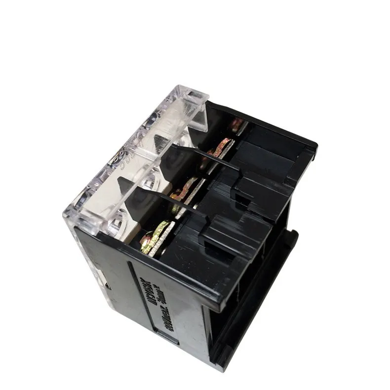 10 stücke IN-30BK anschluss klemmen blöcke 50a 3p din schiene montiert europäischen terminale stecker zweireihig