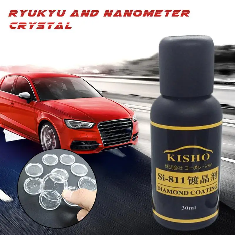 KISHO Si-811 Hydrophobic Coating Nano Crystal Diamond Lucite Hydrophobic Sealant Ryukyu Nanometer Crystal Plating Liquid Set ​