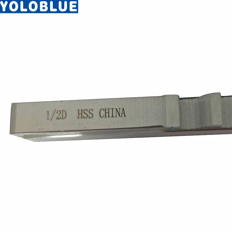 1/2 D Push-Type Keyway Broach นิ้วขนาด HSS ตัดเครื่องมือสำหรับเครื่อง CNC มีด