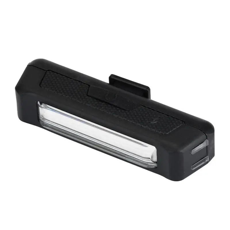 Luz traseira de led para bicicleta, luz usb recarregável de bicicleta mtb com 6 modos de luz de aviso de segurança para ciclismo, lâmpada traseira para ciclismo