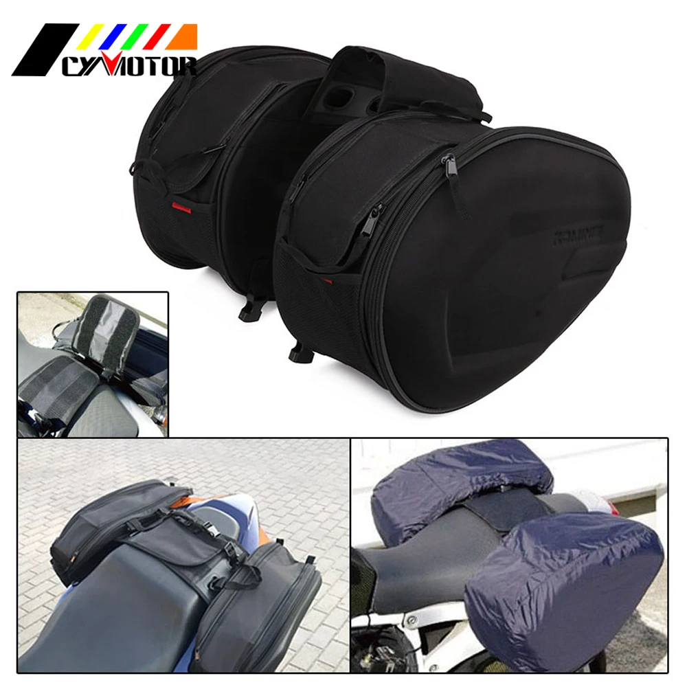 Universal Motorcycle Travel Bags Luggage Saddle Bag Duffle Pack For KTM HONDA KAWASAKI SUZUKI YAMAHA BMW Harley Street Bike