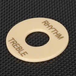 Durable Cream Rhythm Treble Switch Plate Part For Les Paul Guitar ABS Part Rhythm Treble Switch Plate Guitar Cream