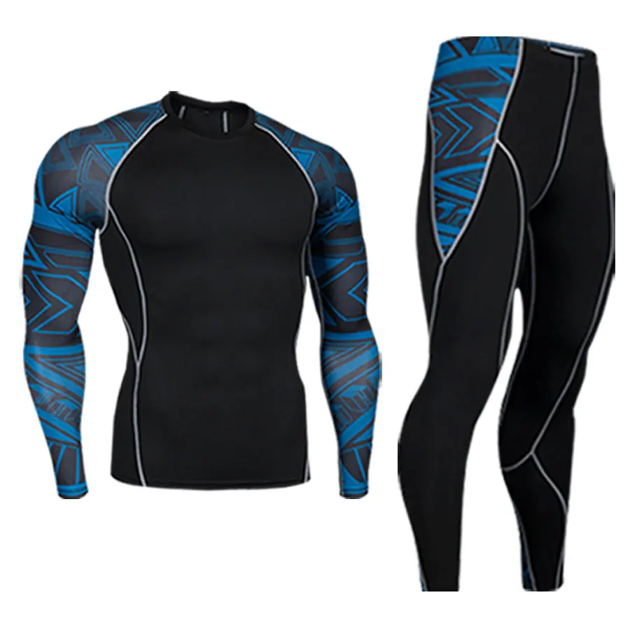 Winter Thermal Underwear Men\'s Suit Compression Tights Warm Base Set Sport Thermal Underwear S M L XL XXL 3XL 4XL Plus size