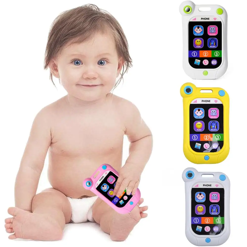 Téléphone Portable Intelligent Musical avec Sons d\'Animaux, Jouet d\'ApprentiCumbria Électrique pour Bébé, Arrête de Pleurer