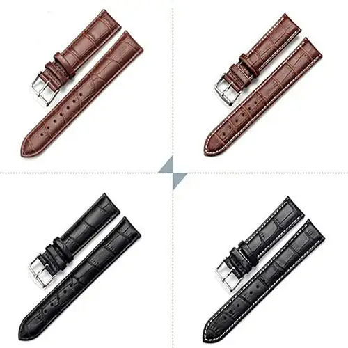 Watch Band Men Women  Bracelet Belt Leather Adjustable Watch Band Strap 18mm 20mm 22mm watch accessories Wristband Watchband