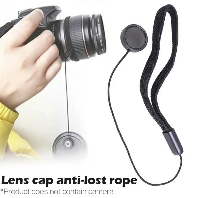 Universal DSLR Lens Cover Cap Holder Keeper Anti-lost String Leash Strap Cord String Leash Rope for Canon for Nikon for Sony SLR