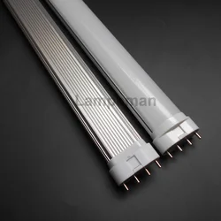 Lumière de tube de la lampe LED 2G11 LED 9w 12w 15w 18w 25w LED AC85-265V Epistar SMD CE & ROSH blanc chaud blanc froid