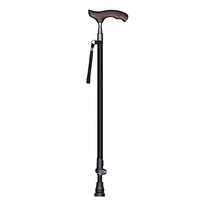 Elderly Carbon Fiber Walking Cane Stick Lightweight Adjustable With Comfortable T Handle Quick Lock Parents Gift 1 Piece