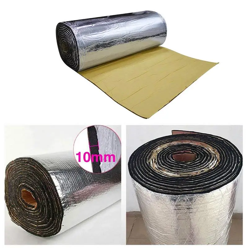 10MM Sound Insulation Pad Aluminum Film Waterproof Moisture-proof Scratch Resistance Low Power Consumption Mat