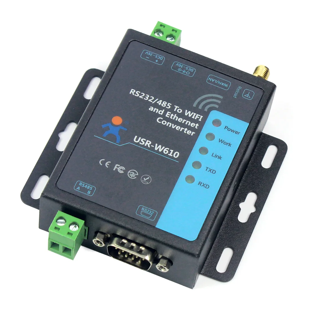 USR-W610 convertitore Wireless Ethernet seriale a WiFi RS232 RS485 supporto Server seriale WatchDog Gateway Modbus TCP UDP Client171