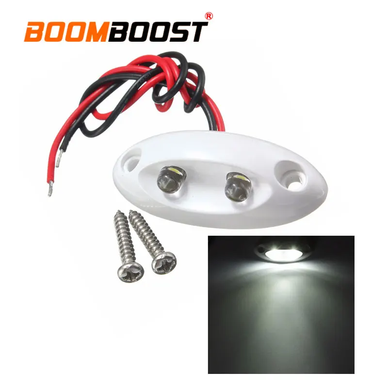 12V 120 degree Courtesy Light 1 PCS For Boat/Marine/Caravan Corridor Walkway RV Cold Cool White Lamps White LED Navigation Light