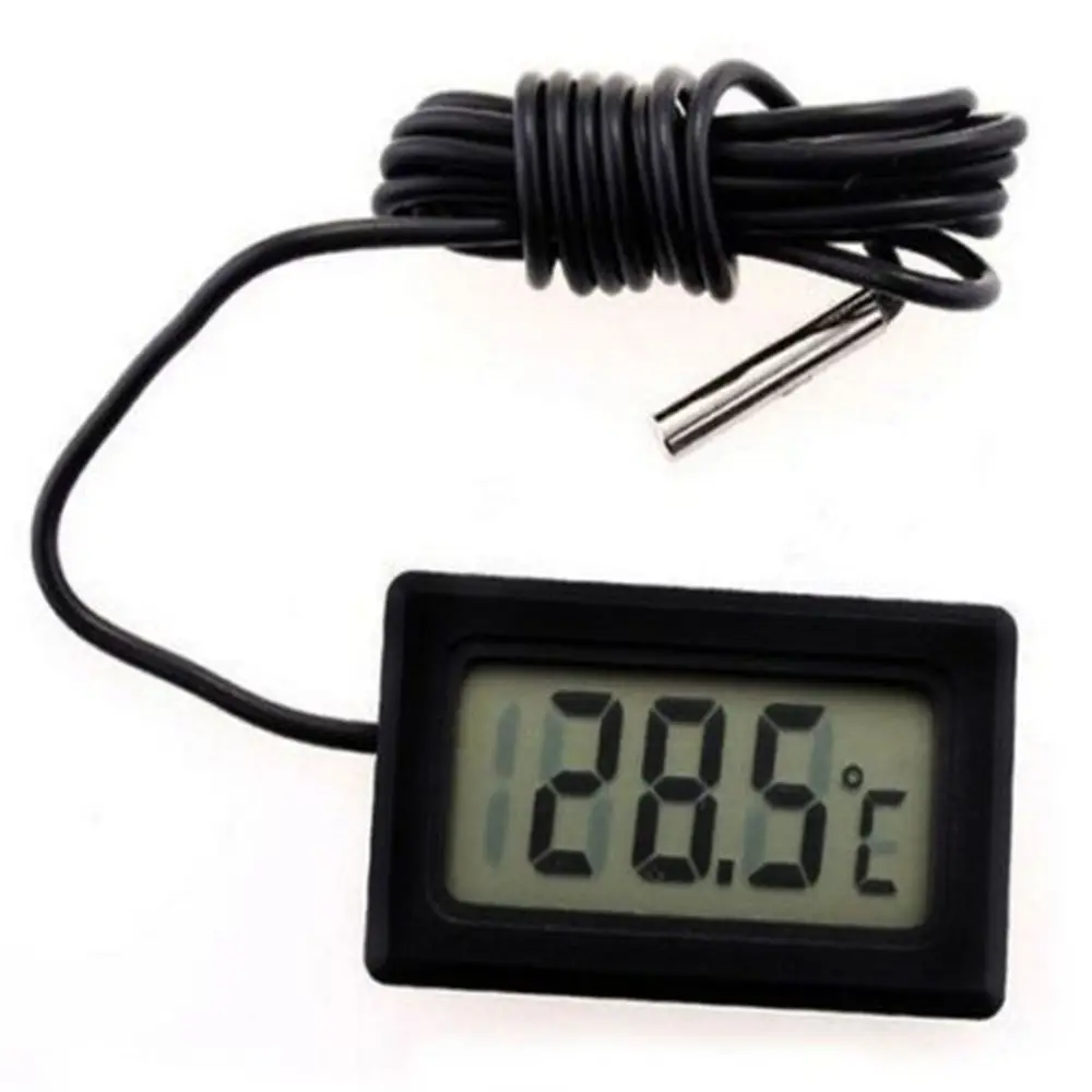 New Digital LCD Display Water Thermometer Gauge for Probe Temperature Aquarium Tank Pool Refrigerator Home Thermometer