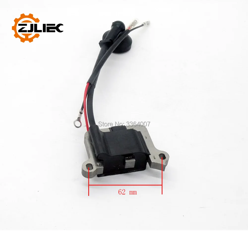 

1E48F ignition coil fit for 63cc brush cutter grass trimmer 48 engine 48F grass cutter mower ignition coil