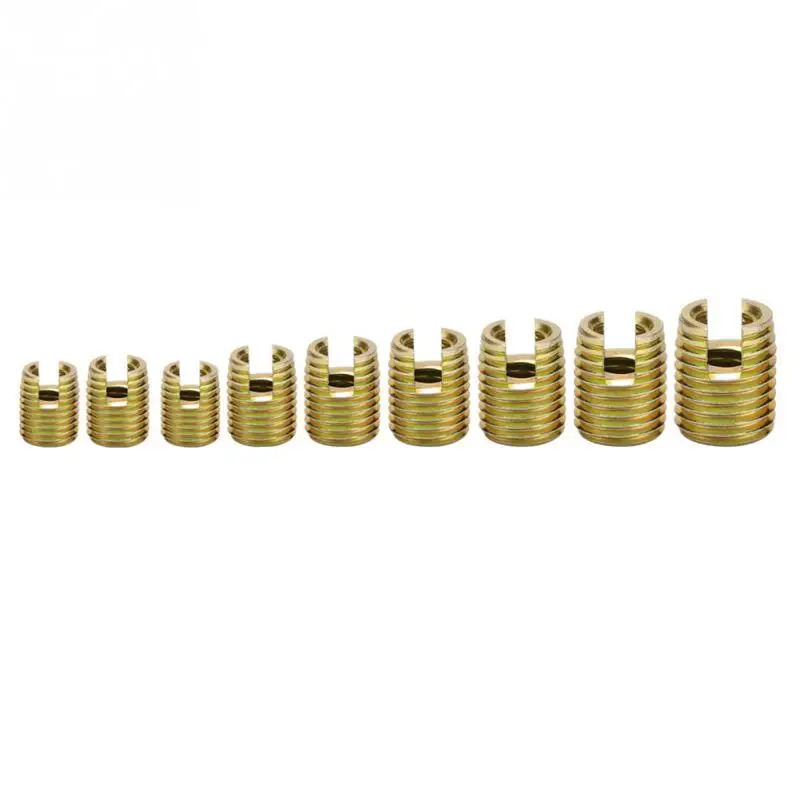 20Pcs/set Screw Thread Inserts 302 Carbon Steel Self-tapping Thread Repair Insert Fastener  Repairing Accessories