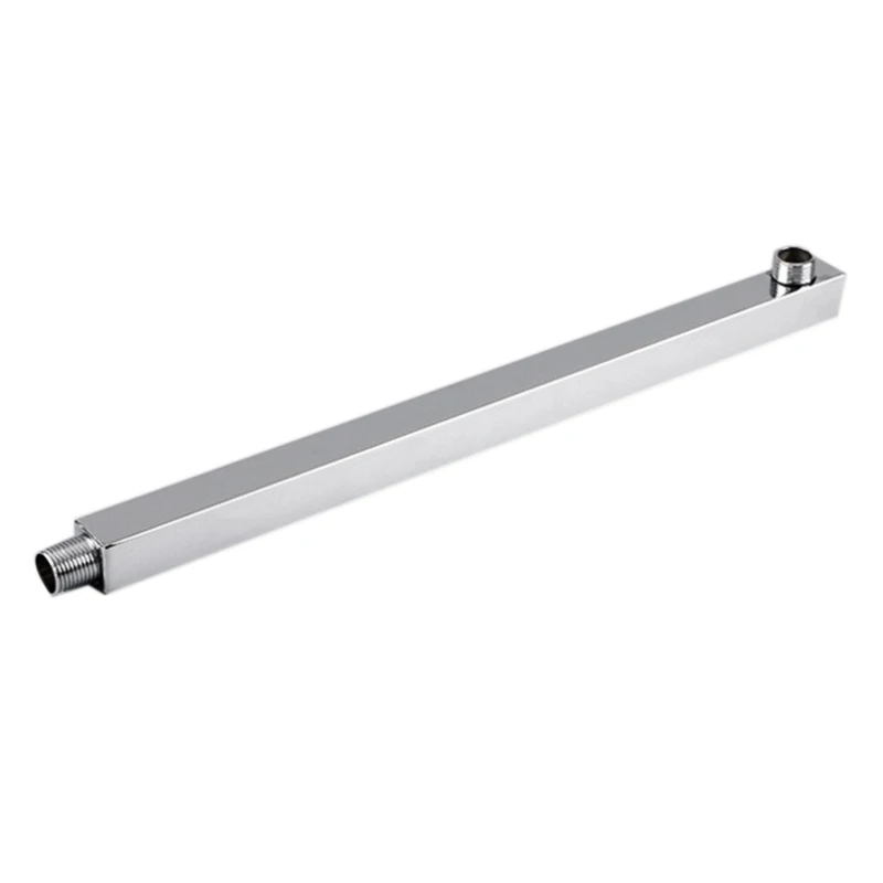 40 Cm Vuông Tắm Cánh Tay Nối Dài Cánh Tay Treo Tường Tắm Tắm Cần Tắm Cánh Tay Chrome Cố Định Ống gắn Chân Đế