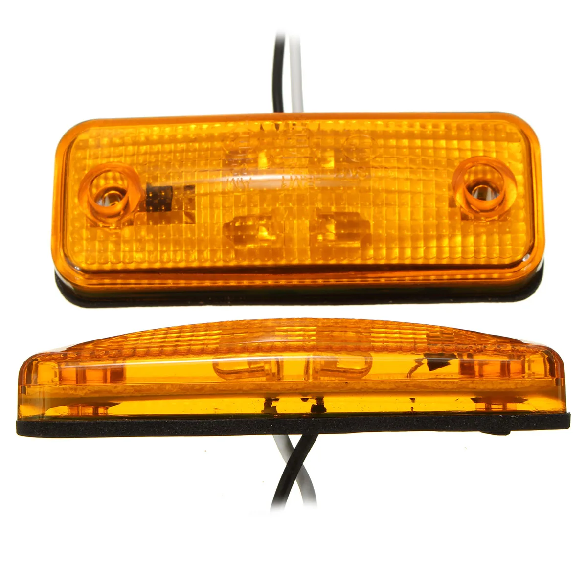 1PCS 4 LED Side Marker Light Indicator Lamp Bus Truck Trailer Lorry Caravan 10~30V E8