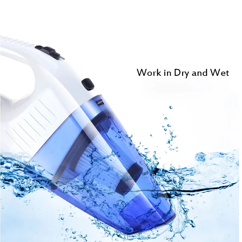 Grikey Powerful Wireless Car Vacuum Cleaner Mini Handheld Vacuum Cleaner Cyclone Car Dry Wet Cleaning 120W Gift KIT