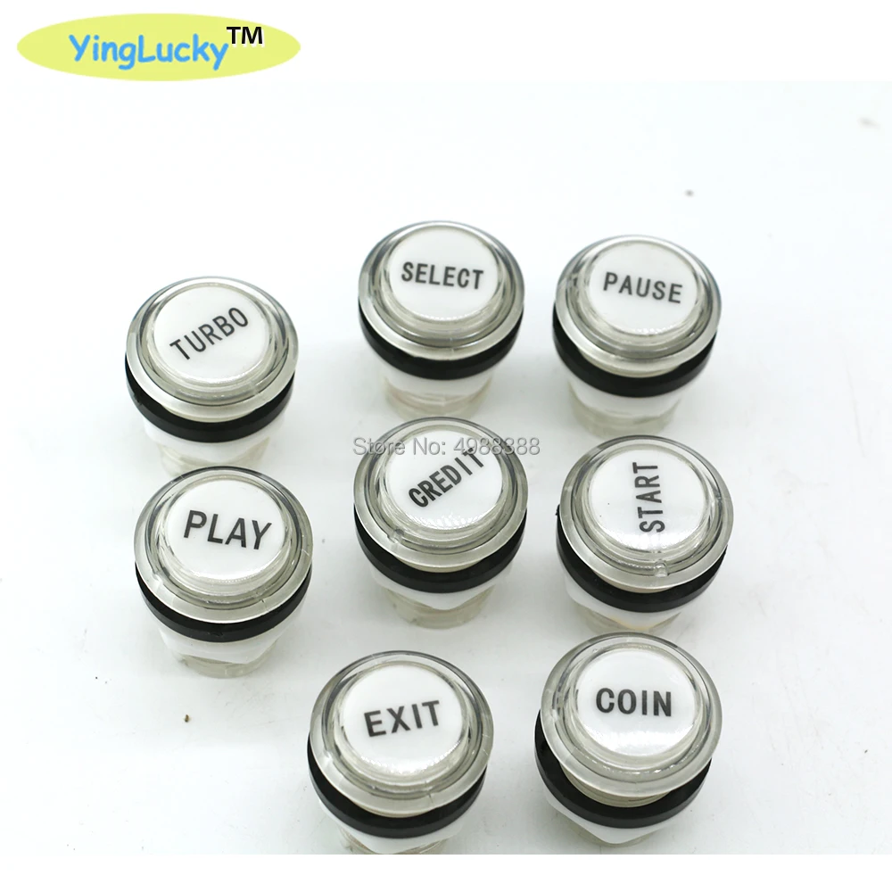 アーケードボタンイルミネーションアーケードスタートボタン、ledコインライト、ホルダー、マイクロスイッチ付き5色あり