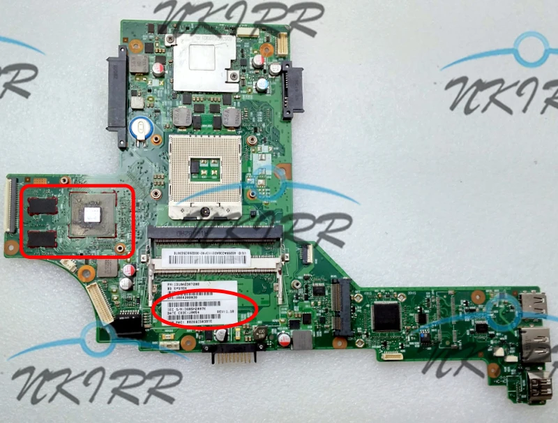 

100% Working 6050A2307201-MB-A03 V000208020 S989 HM55 GT310M DDR3 for Toshiba Satellite E200 E205 E206 MotherBoard