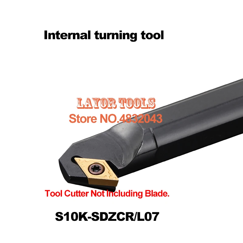 S10K-SDZCR07 10mm Lathe Cutting Tools,CNC Turning Tool,Hss Lathe Tooling,Internal Threading Tool, Metal Lathe Boring Bar