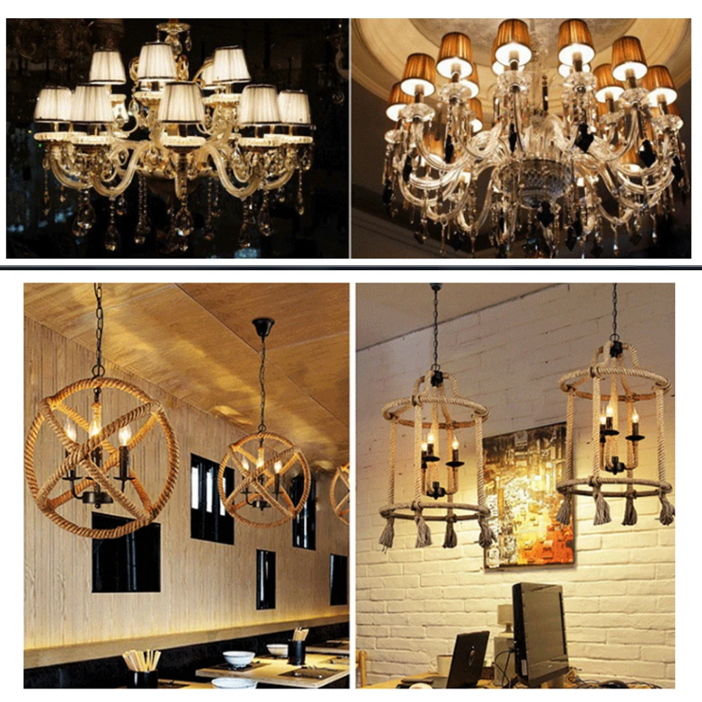 LED Bulb E14 E27 Energy Saving Lamp Aluminum Golden Light AC220V Led Lamp Cool Warm White LED Candle Bulb 5W 9W 12W 1PC